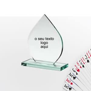 Troféu personalizado acrílico sueca