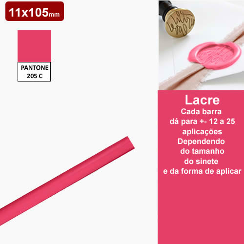 Lacre rosa escuro | Para sinetes